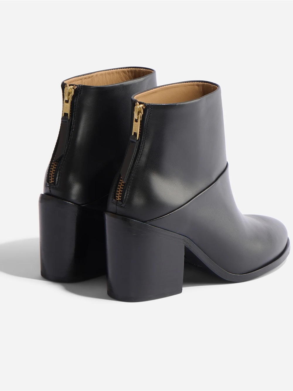 NWT Nisolo Dari Boot 2.0 Black Leather Block Heel Ankle Boots - Picture 9 of 10